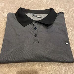 5x Callaway Grey textured polo
